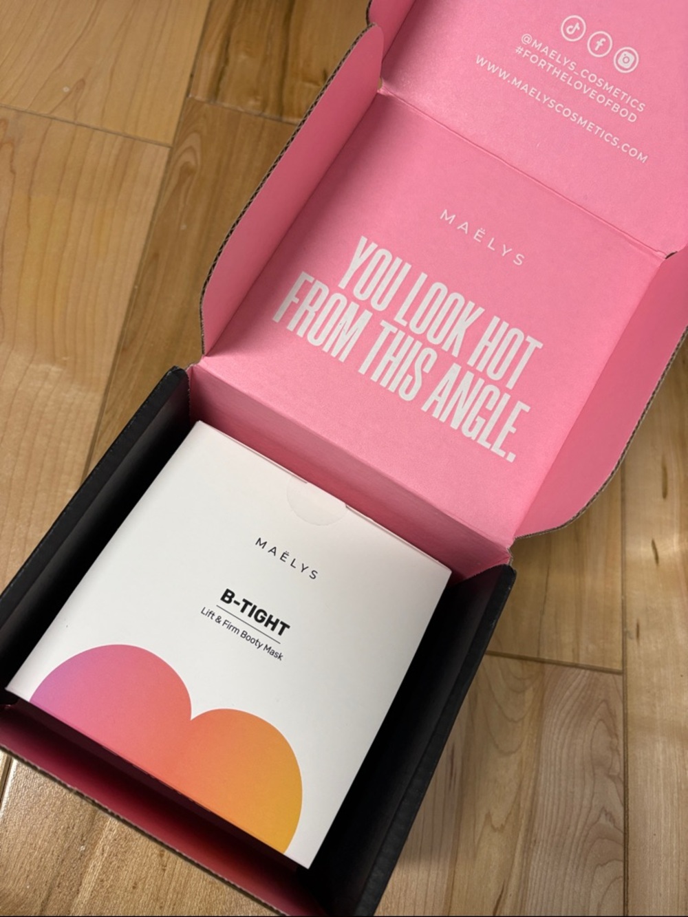 Maelys B-Tight Lift & Firm Body Mask - Pink